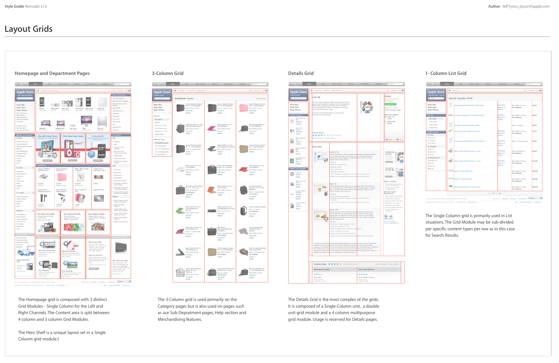 Apple Product Detail page