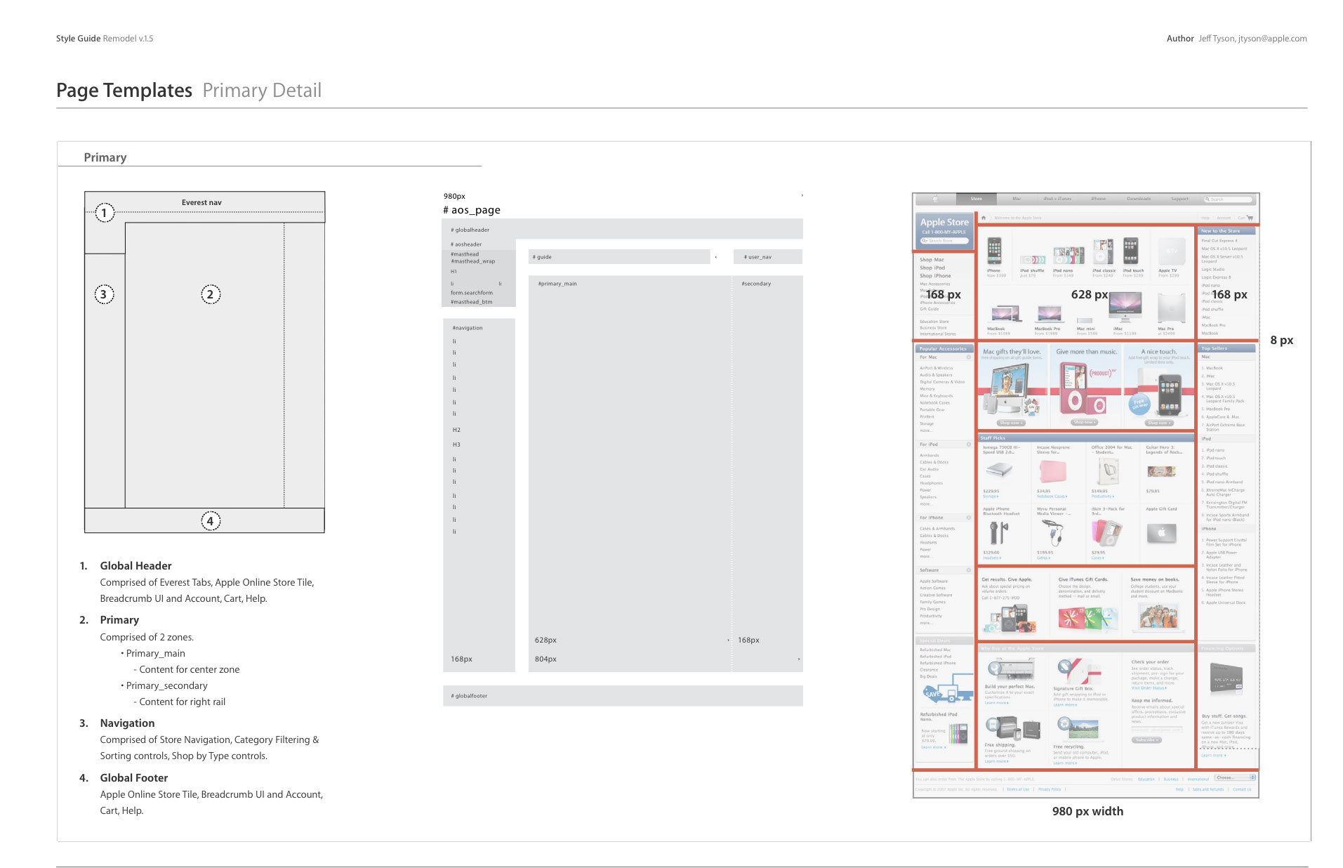 Apple Product Detail page