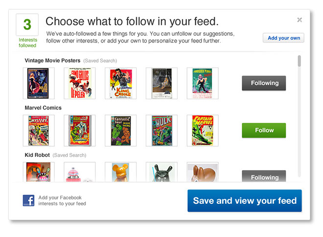 eBay feed onboarding step 3